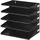 Durable Sortierstation schwarz mit 5
