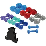 Sporti France 1/2/3kg Hantelset - Multicolour - One Size