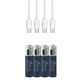 MediaRange USB-C Li-Ion Akku AAA 500 mAh 4 St.