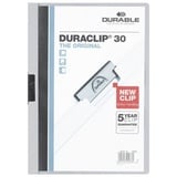 Durable Klemmmappe DURACLIP 30 - 2200 220010 DIN A4 Grau