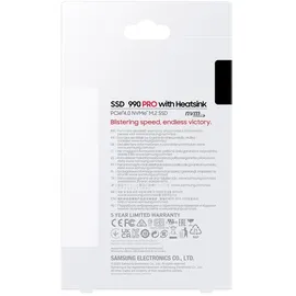 Samsung 990 PRO Heatsink PS5 2 TB MZ-V9P1T0GW