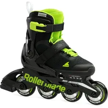 Rollerblade Microblade Inline Skates Nero/Verde 21