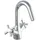 PaulGurkes Design Wasserhahn Zweigriffmischer Kreuzgriff Badarmatur Hahn