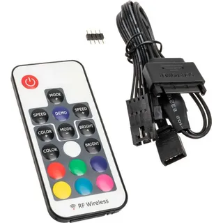 Kolink Inspire L2 4-Pin 12V RGB Controller - SATA schwarz - Schwarz