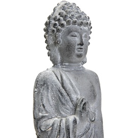 Trendline Dekofigur Buddha 51,5 cm grau