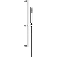 GESSI Rettangolo Duschgarnitur mit Handbrause, Schlauch, - chrom