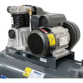 Weber-Werke Druckluft Kompressor 100 l 10 bar grau