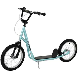Homcom Kinderscooter mit Handbremse blau