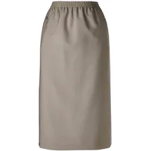 GOLDNER Bleistiftrock Damen Meliert Beige 23
