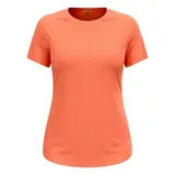 Damen Essential 365 T-Shirt Living Coral Melange XL EU