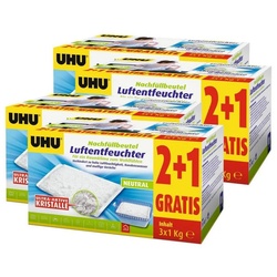 UHU Luftentfeuchter UHU Original Luftentfeuchter Nachfüllbeutel 3x1000g Neutral air max (4