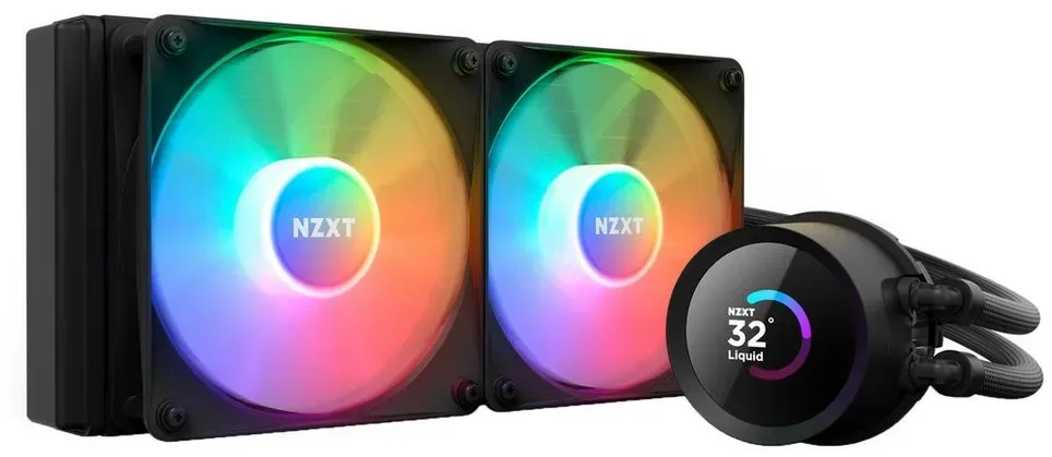 NZXT CPU Kühler NZXT Kraken 240 RGB 240mm, Wasserkühlung schwarz