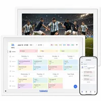 tabwee P10 10,1 Zoll Digitaler Kalender und Desktop Bilderrahmen mit Touchscreen, WLAN, 1280x800, 16:10, Multi-Device-Sync und Sharing, - Weiß