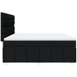 vidaXL Boxspringbett 180 x 200 cm Schwarz