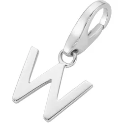 Giorgio Martello Milano Charm Buchstabe W, Silber 925 Damen 