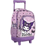 HELLO KITTY Kuromi Trolley-Schulrucksack in strahlendem Lila 44 cm | Gr.: onesize