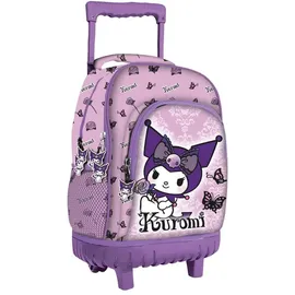 HELLO KITTY Kuromi Trolley-Schulrucksack in strahlendem Lila 44 cm | Gr.: onesize