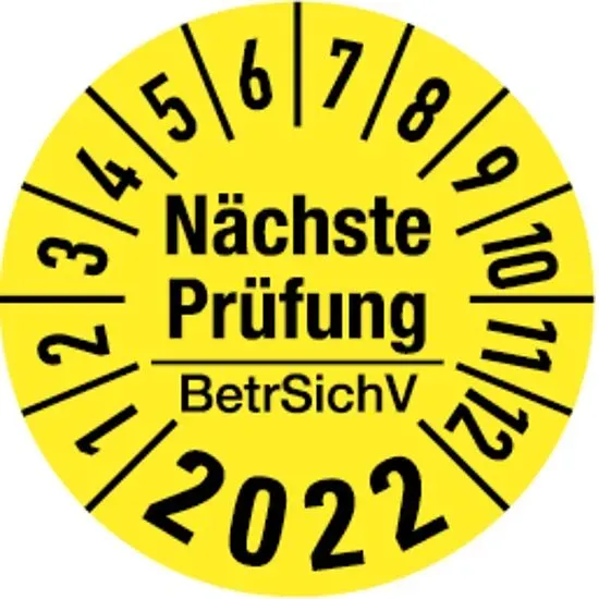 Prüfplakette 