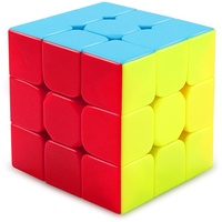 JOPHEK Zauberwürfel, Zauberwürfel Stickerless Zauberwürfel Original Speed Cube Puzzle Würfel, Schneller & Professioneller (3x3)