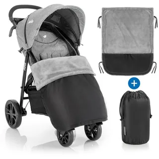 zamboo Universal Decke für Kinderwagen und Buggy - Beindecke für Sportwagen & Schwarz
