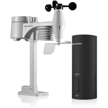Bresser WLAN-Gateway-Wetterstation El Niño, 7-in-1 Profi-Sensor, Außentemperatur, Luftfeuchtigkeit