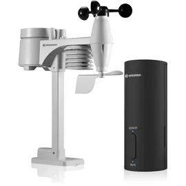 Bresser WLAN-Gateway-Wetterstation El Niño, 7-in-1 Profi-Sensor, Außentemperatur, Luftfeuchtigkeit