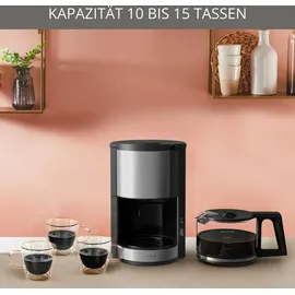 Krups ProAroma Plus KM 321 edelstahl/schwarz