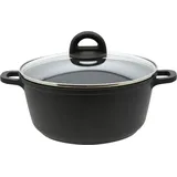 ELO Stahlwaren GmbH ELO BLACK Kochtopf 24 cm rund