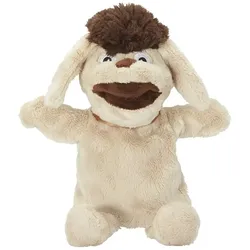 Heunec Handpuppe  Hund Moppi , beige , Obermaterial: 100% recyceltem Polyester, Füllung: 100% recycelte Polyesterwatte , Maße (cm): B: 15 H: 3