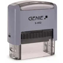 GENIE S-402 Stempel Selbstfärbend Schwarz/Grau