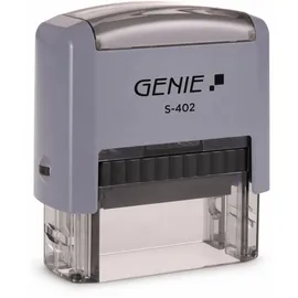 GENIE S-402 Stempel Selbstfärbend Schwarz/Grau