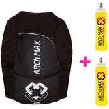 ARCh MAX Unisex Hydration Vest - 8L - inkl. 2 Stück 500ml - Flask schwarz