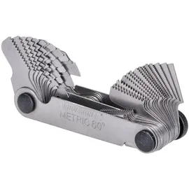 Silverline Kombi Gewindelehren Metrisch/Zöllig 0,25–6 mm / 4–62 BSW