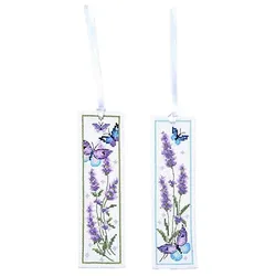 Lesezeichen "Lavendel", 2er-Set
