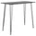 vidaXL Bartisch 120 x 60 x 105 cm Schwarz