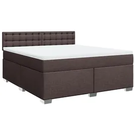 vidaXL Boxspringbett 180 x 200 cm Dunkelbraun