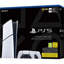 Sony PlayStation 5 Slim Digital Edition + 2. DualSense Wireless-Controller