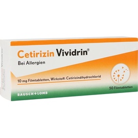 Dr. Gerhard Mann Chem.-pharm.Fabrik GmbH Cetirizin Vividrin 10mg Filmtabletten