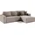 petits-meubles ECKSOFA Isaac 4 Sitzplätze Taupe