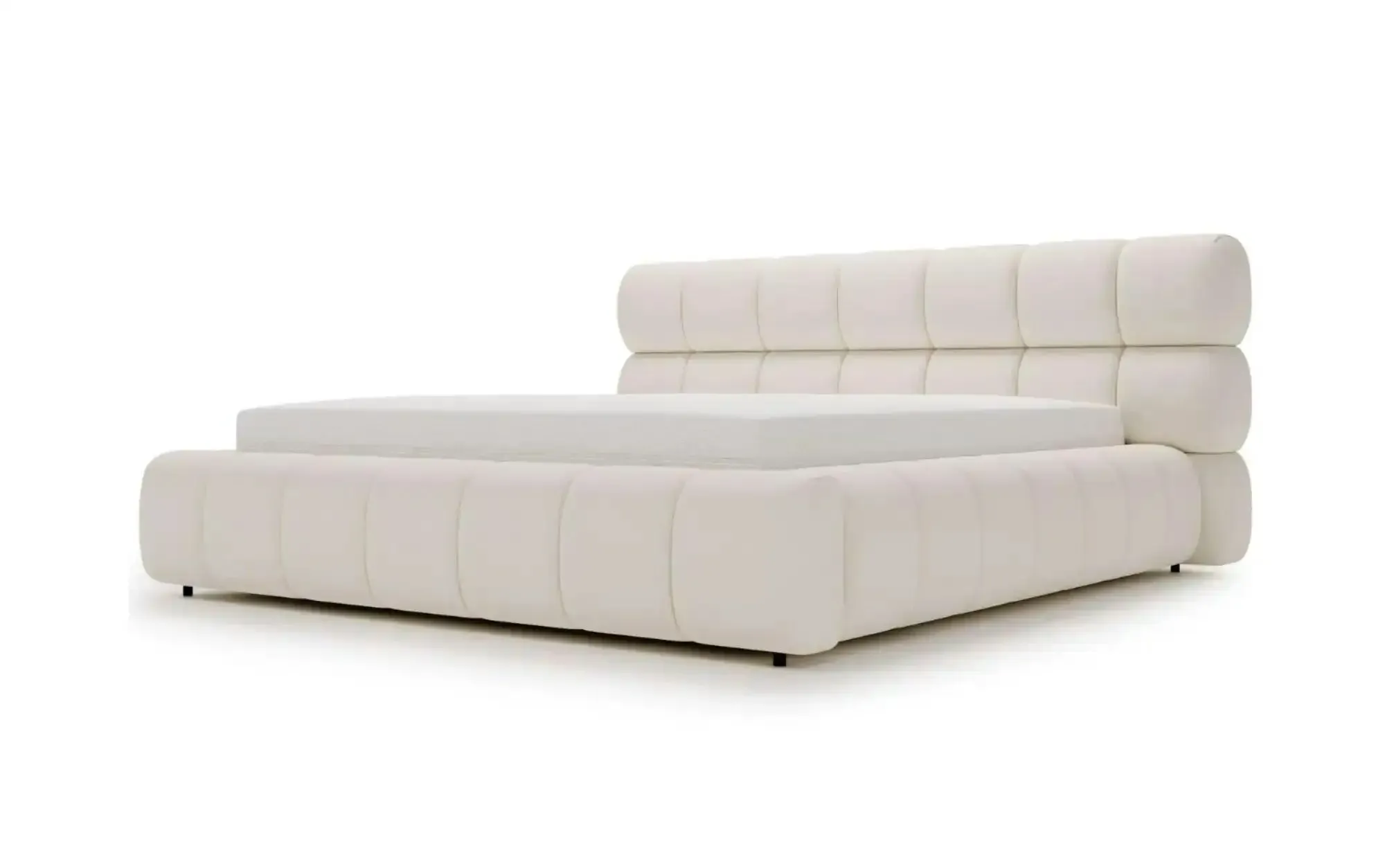 GrainGold Polsterbett mit Stauraum  ¦ beige ¦ Maße (cm): B: 187 H: 95