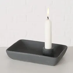 Kerzenleuchter Hanny dunkelgrau