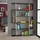 Decortie Mito Bücherregal 108,5 x 25,5 x 161 cm Anthrazit/Grau