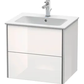 Duravit Waschtischunterschrank 2 Auszüge 61 x 56 x 47,8 cm Taupe Seidenmatt
