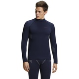 Falke Herren Baselayer-Shirt Maximum Warm High Neck Trend M L/S SH Funktionsmaterial schnelltrocknend 1 Stück, Blau (Space Blue 6116), XXL