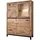 Massivmoebel24 Highboard 103 x 40 x 148 cm Beige