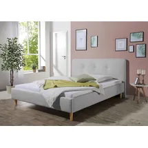 MAINTAL Polsterbett Lonepine 113 x 208 x 97 cm Buche natur grau