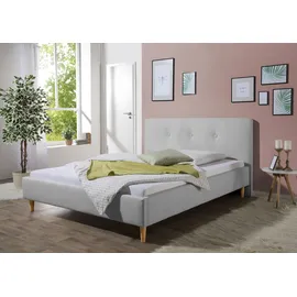 MAINTAL Polsterbett Lonepine 113 x 208 x 97 cm Buche natur grau