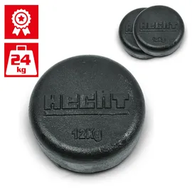 Hecht Radgewichte 007101 2er-Set 24 kg