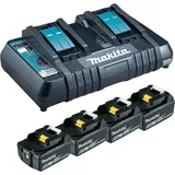 Makita Power Source Kit 18 V Li-Ion 4 x 6,0 Ah + DC18RD Ladegerät 199485-6