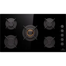 Klarstein Gaskocher 5 Flammig, Einbau-Gaskocher für Innenbereich & Wohnmobil, 10400W Edelstahl-Gaskocher, 5 Flammen Gaskocher, Gasherde mit Snapjet-brenner, Moderner Einbau Gasherd, Lpg Gas Herd